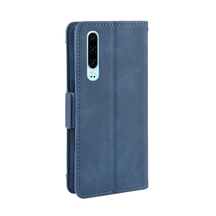 Wallet Style Skin Feel Calf Pattern Leather Case For Huawei P30,with Separate Card Slot