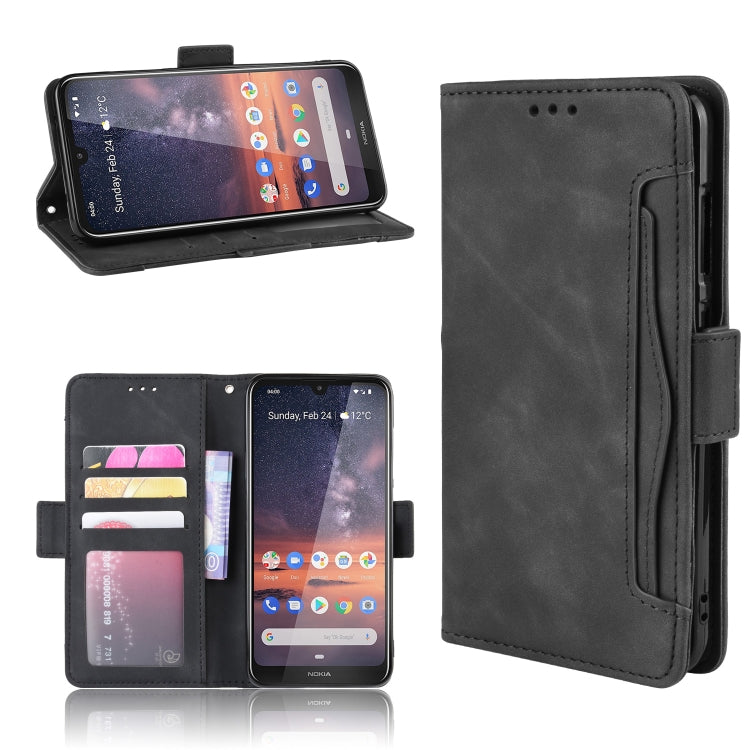 Wallet Style Skin Feel Calf Pattern Leather Case For Nokia 3.2,with Separate Card Slot