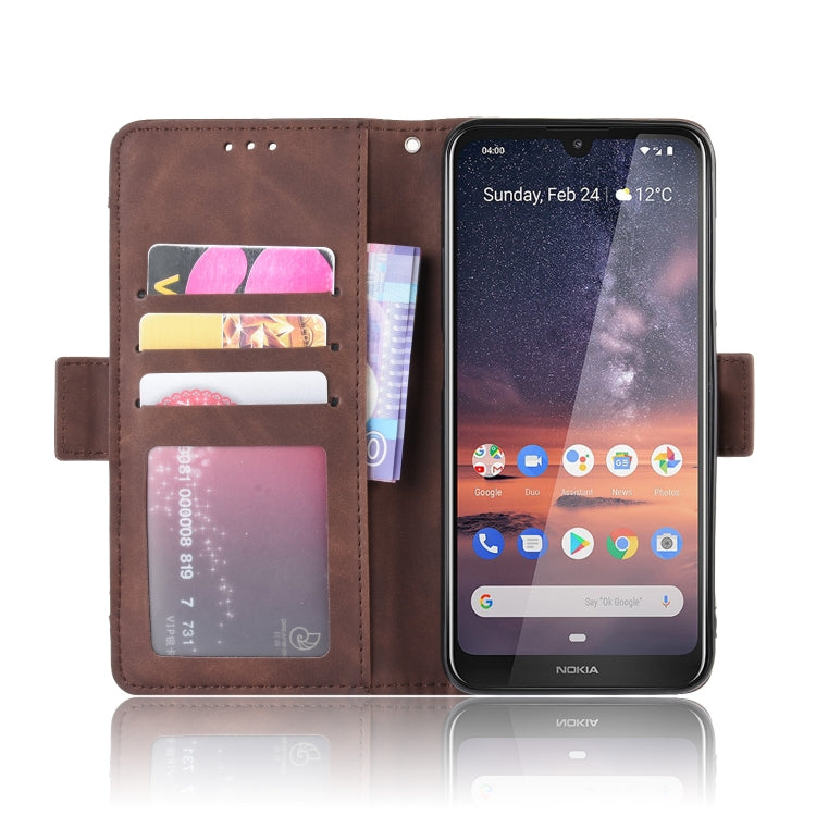 Wallet Style Skin Feel Calf Pattern Leather Case For Nokia 3.2,with Separate Card Slot