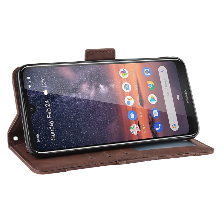 Wallet Style Skin Feel Calf Pattern Leather Case For Nokia 3.2,with Separate Card Slot