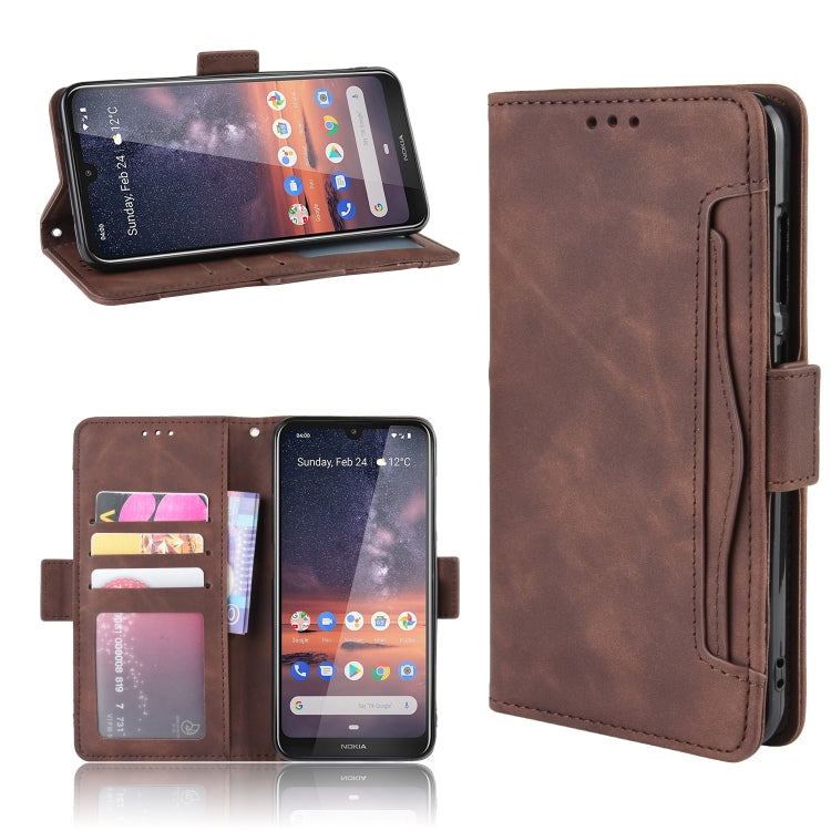 Wallet Style Skin Feel Calf Pattern Leather Case For Nokia 3.2,with Separate Card Slot