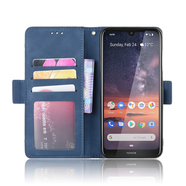 Wallet Style Skin Feel Calf Pattern Leather Case For Nokia 3.2,with Separate Card Slot