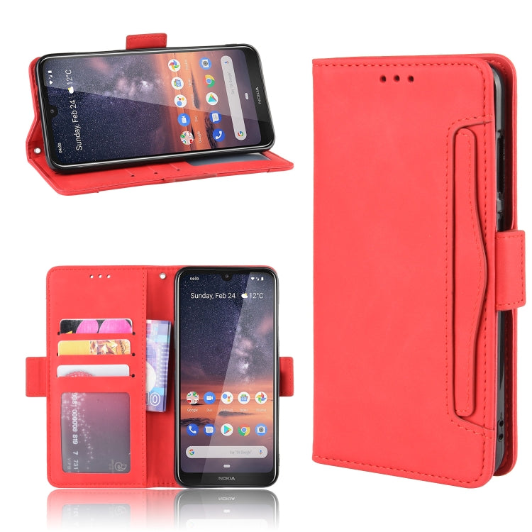 Wallet Style Skin Feel Calf Pattern Leather Case For Nokia 3.2,with Separate Card Slot