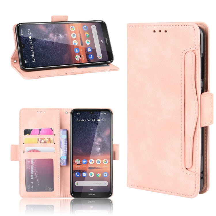 Wallet Style Skin Feel Calf Pattern Leather Case For Nokia 3.2,with Separate Card Slot