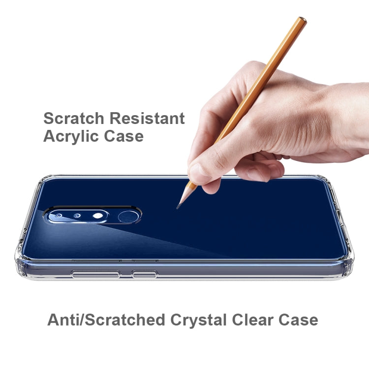 Scratchproof TPU + Acrylic Protective Case for Nokia 5.1Plus