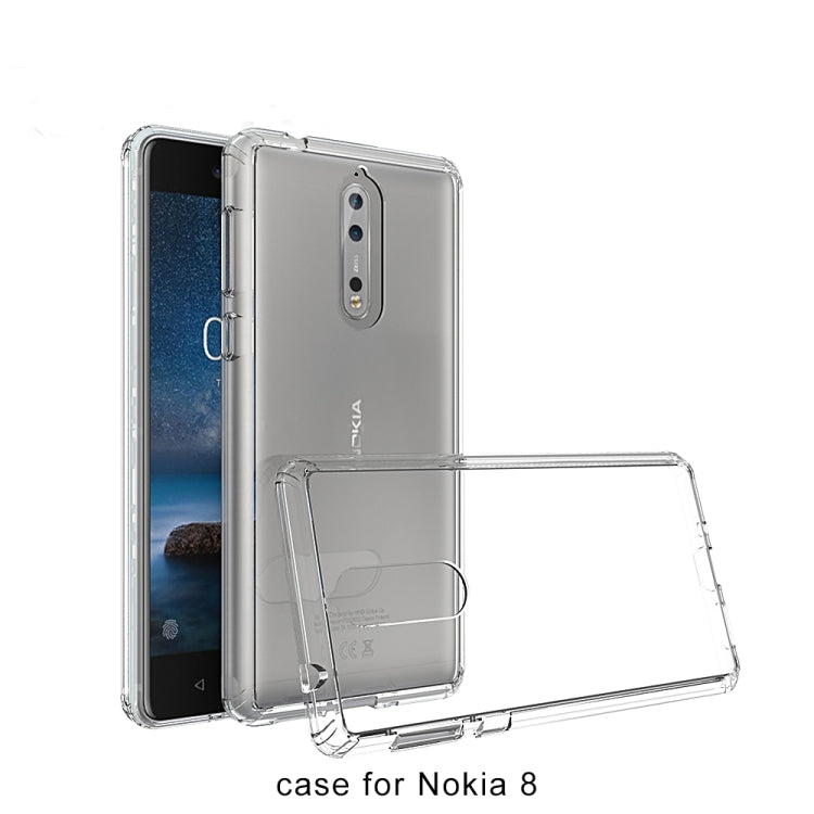 Scratchproof TPU + Acrylic Protective Case for Nokia 8
