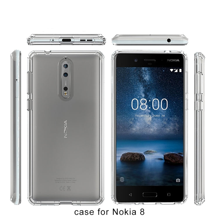 Scratchproof TPU + Acrylic Protective Case for Nokia 8