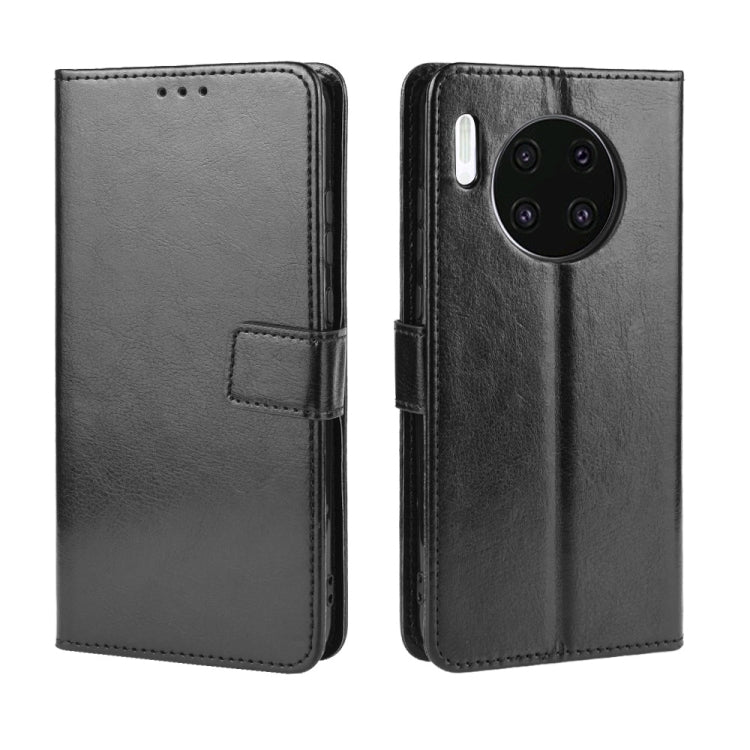 Retro Crazy Horse Texture Horizontal Flip Leather Case for Huawei Mate 30, with Holder & Card Slots & Photo Frame