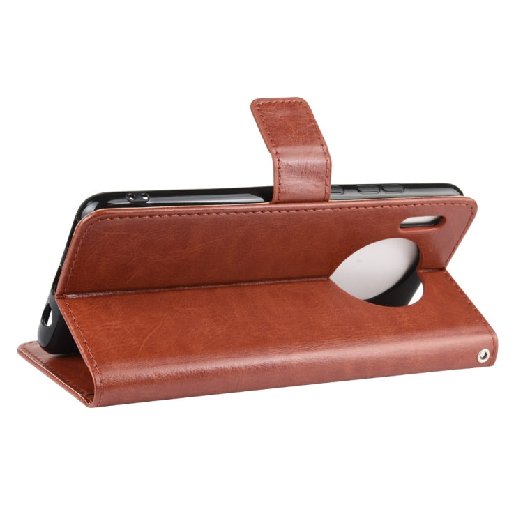 Retro Crazy Horse Texture Horizontal Flip Leather Case for Huawei Mate 30, with Holder & Card Slots & Photo Frame