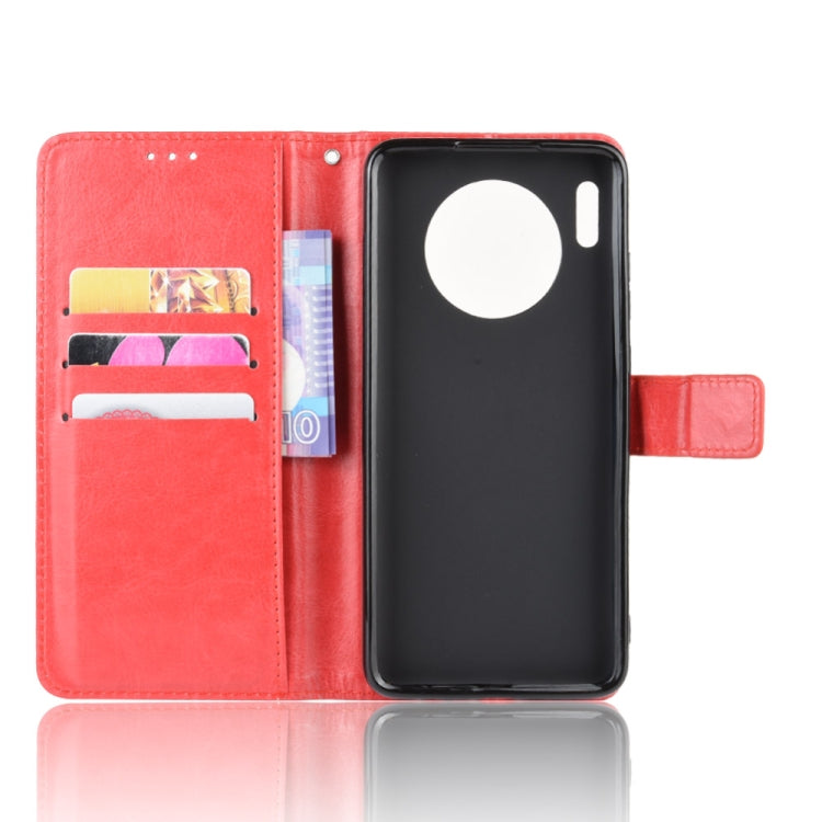 Retro Crazy Horse Texture Horizontal Flip Leather Case for Huawei Mate 30, with Holder & Card Slots & Photo Frame