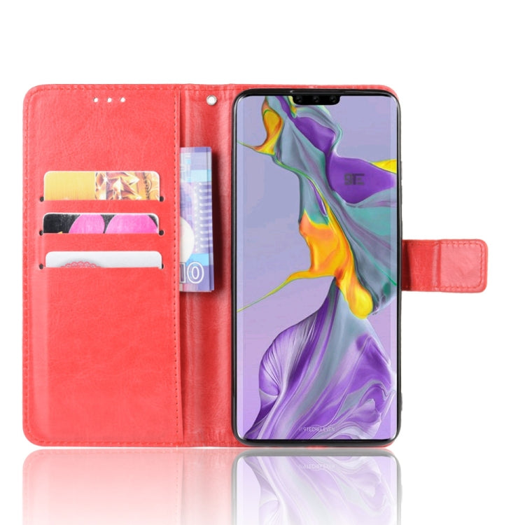 Retro Crazy Horse Texture Horizontal Flip Leather Case for Huawei Mate 30, with Holder & Card Slots & Photo Frame