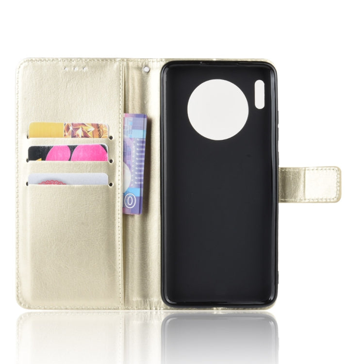 Retro Crazy Horse Texture Horizontal Flip Leather Case for Huawei Mate 30, with Holder & Card Slots & Photo Frame