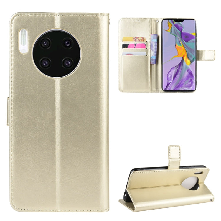Retro Crazy Horse Texture Horizontal Flip Leather Case for Huawei Mate 30, with Holder & Card Slots & Photo Frame