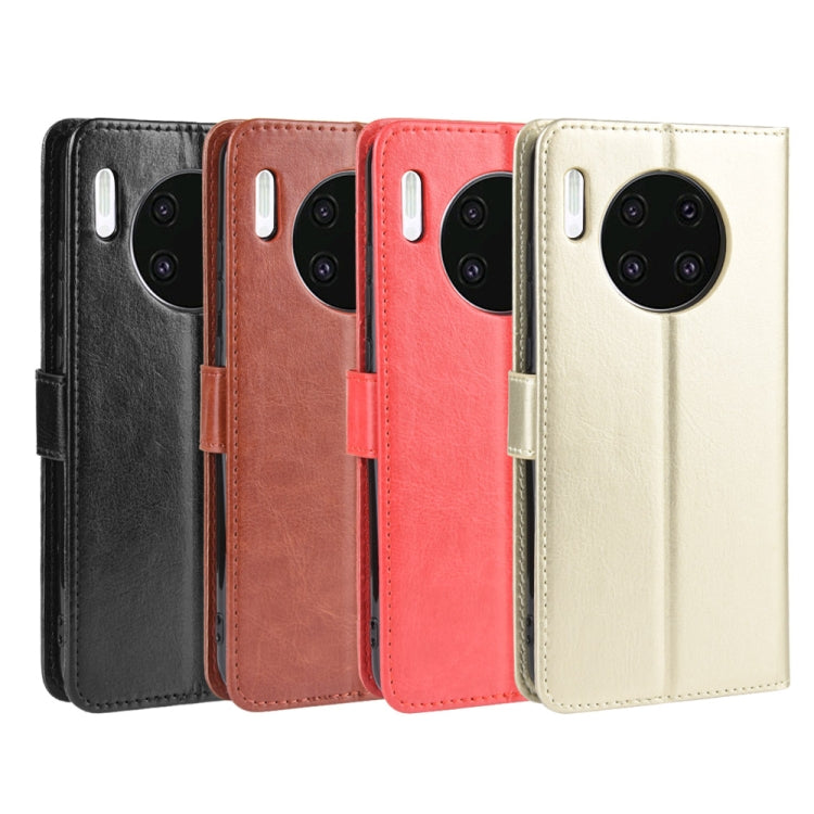 Retro Crazy Horse Texture Horizontal Flip Leather Case for Huawei Mate 30, with Holder & Card Slots & Photo Frame