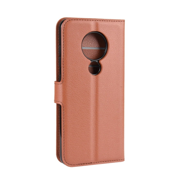 Litchi Texture Horizontal Flip Leather Case for Nokia 6.2, with Wallet & Holder & Card Slots