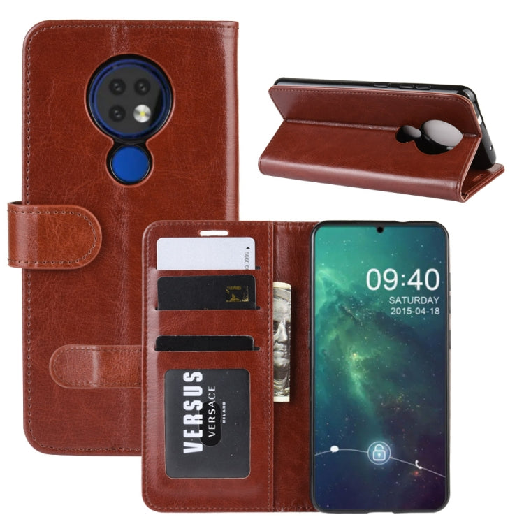 R64 Texture Single Fold Horizontal Flip Leather Case for NOKIA 6.2, with Holder & Card Slots & Wallet