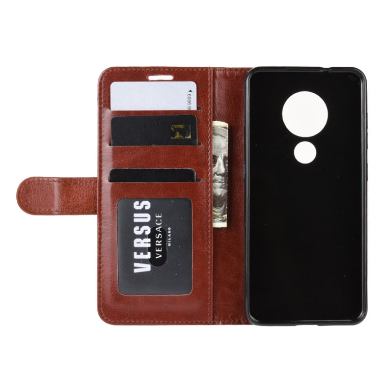 R64 Texture Single Fold Horizontal Flip Leather Case for NOKIA 6.2, with Holder & Card Slots & Wallet