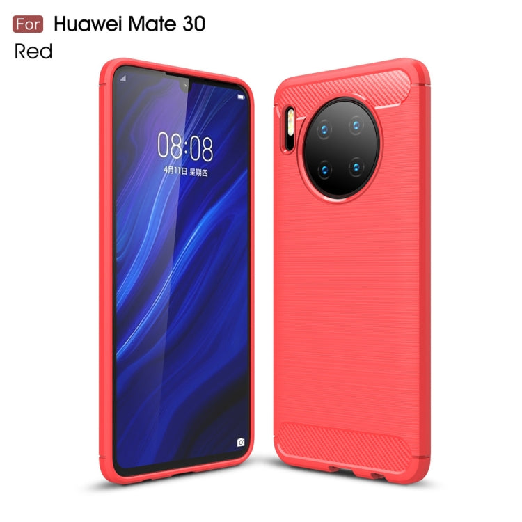 Brushed Texture Carbon Fiber TPU Case for Huawei Mate 30