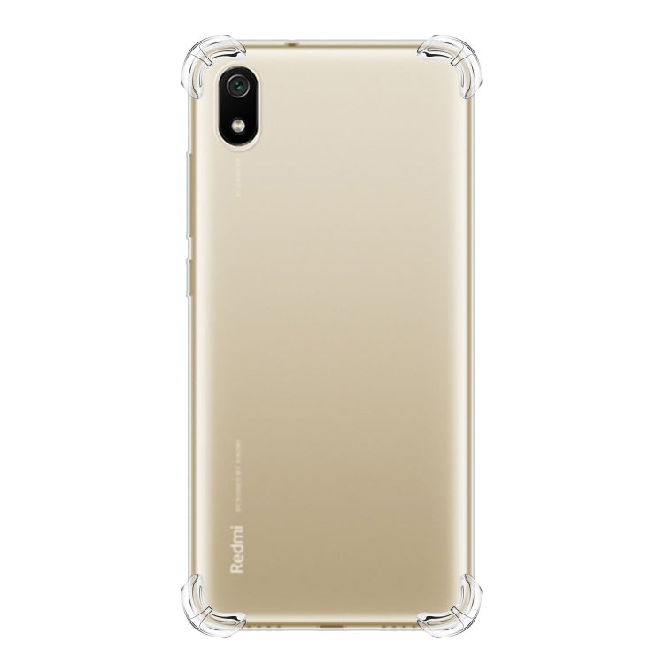 For Xiaomi Redmi 7A Four-Corner Anti-Drop Ultra-Thin Transparent TPU Phone Case(Transparent)