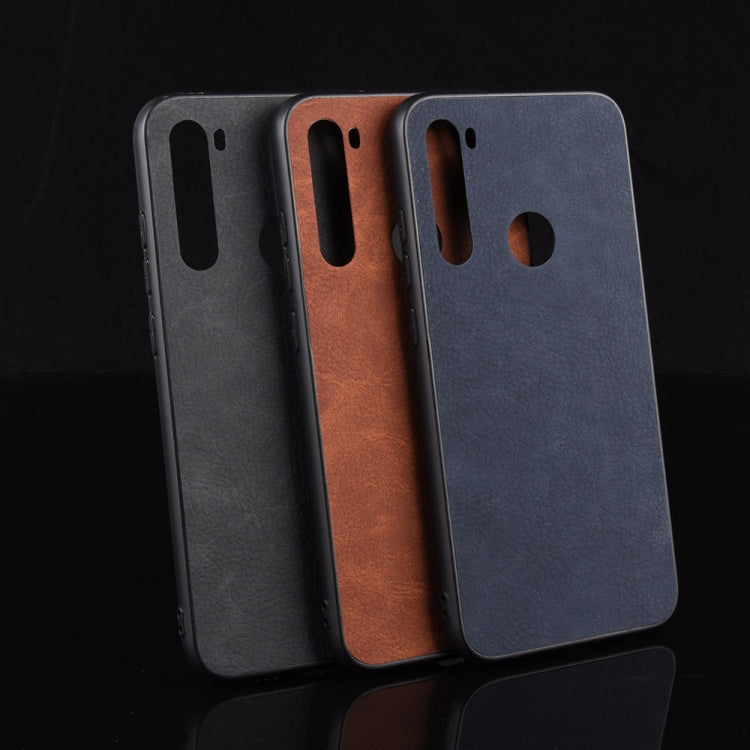 For Xiaomi Redmi Note 8 Shockproof Sheep Skin PC + PU + TPU Case