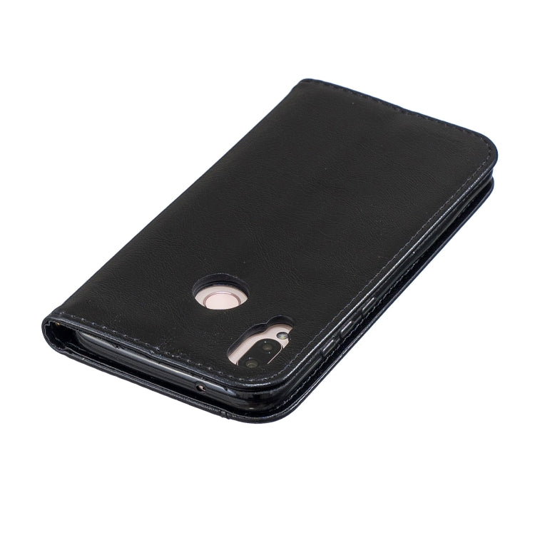 For Huawei P20 Lite Copper Buckle Nappa Texture Horizontal Flip Leather Case , with Holder & Card Slots & Wallet