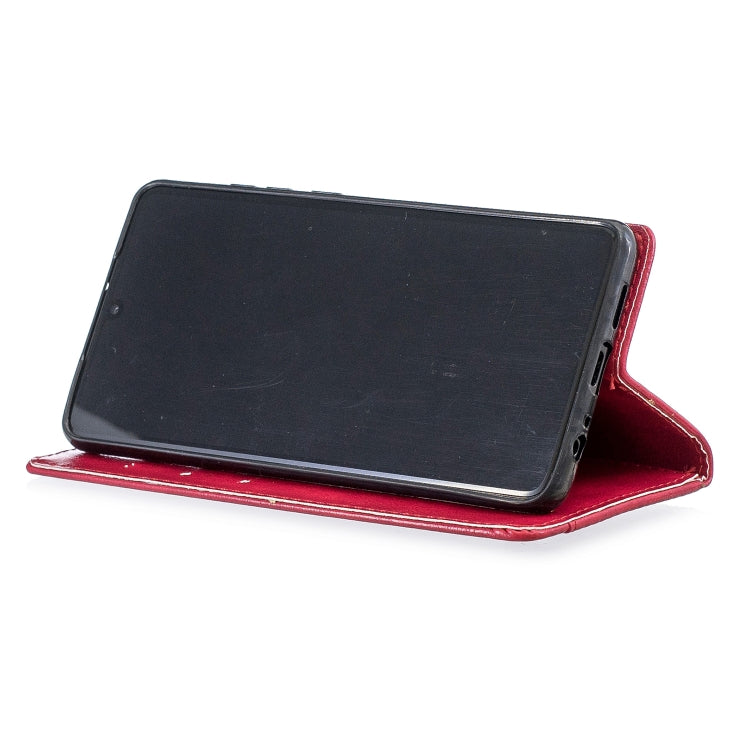 For Huawei P30 Copper Buckle Nappa Texture Horizontal Flip Leather Case , with Holder & Card Slots & Wallet