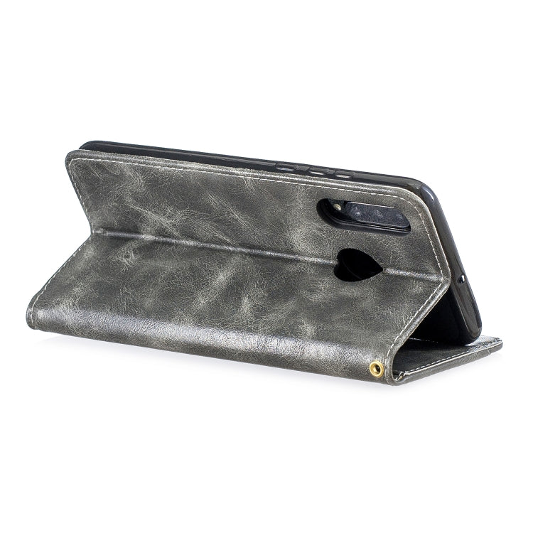 For Huawei P30 Lite Copper Buckle Nappa Texture Horizontal Flip Leather Case , with Holder & Card Slots & Wallet