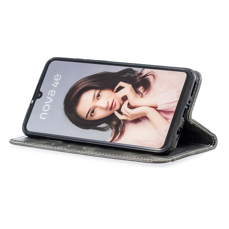 For Huawei P30 Lite Copper Buckle Nappa Texture Horizontal Flip Leather Case , with Holder & Card Slots & Wallet