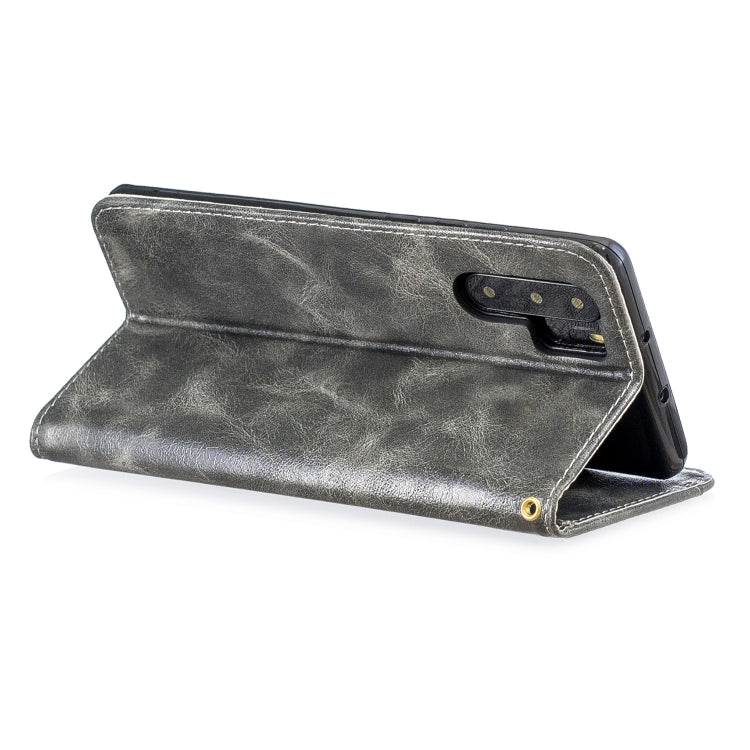 For Huawei P30 Pro Copper Buckle Nappa Texture Horizontal Flip Leather Case , with Holder & Card Slots & Wallet