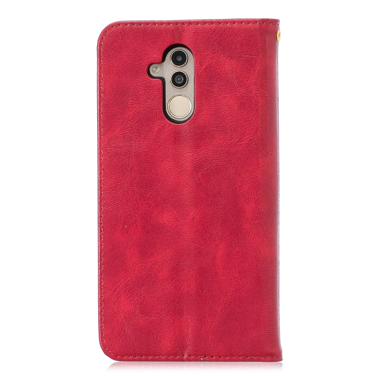 For Huawei Mate 20 Lite Copper Buckle Nappa Texture Horizontal Flip Leather Case , with Holder & Card Slots & Wallet