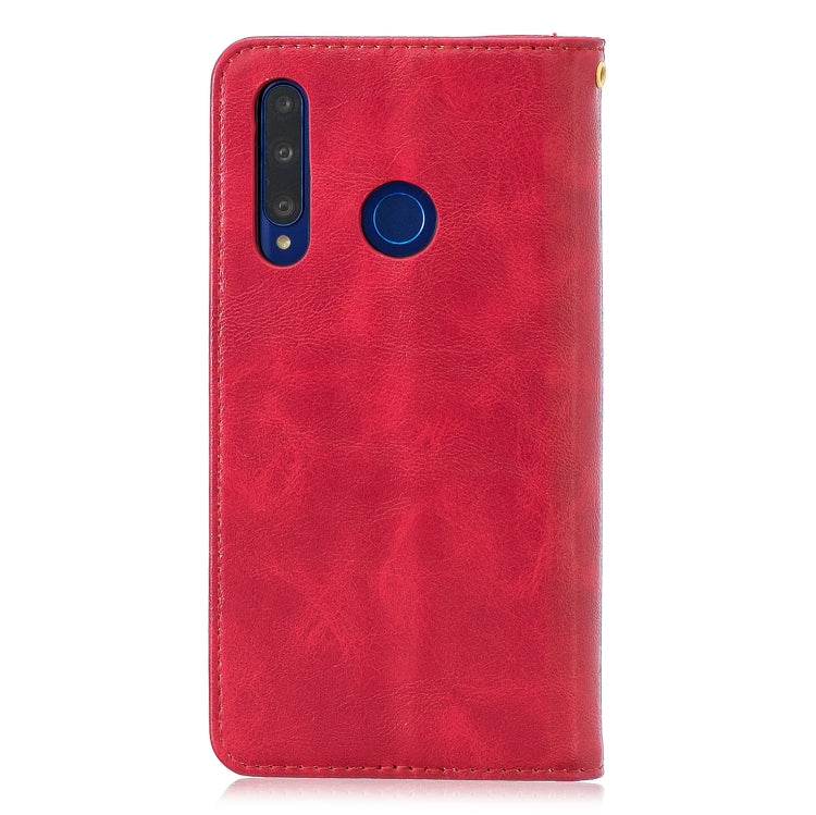 For Huawei Honor 10i Copper Buckle Nappa Texture Horizontal Flip Leather Case , with Holder & Card Slots & Wallet