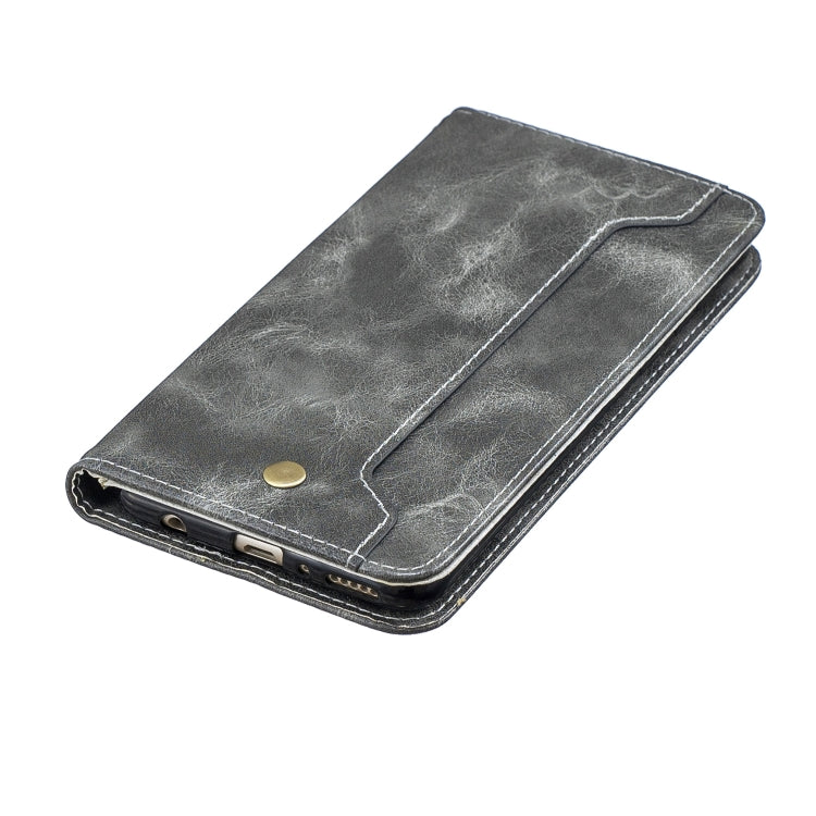 For Huawei Y9 2018 Copper Buckle Nappa Texture Horizontal Flip Leather Case , with Holder & Card Slots & Wallet