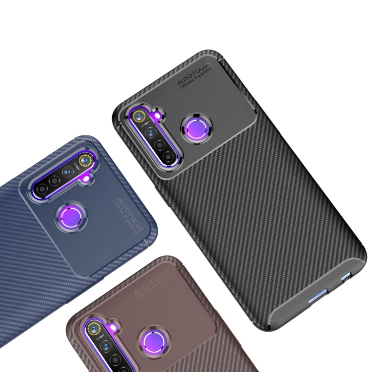 For Xiaomi Redmi Note 8 Carbon Fiber Texture Shockproof TPU Case(Black)