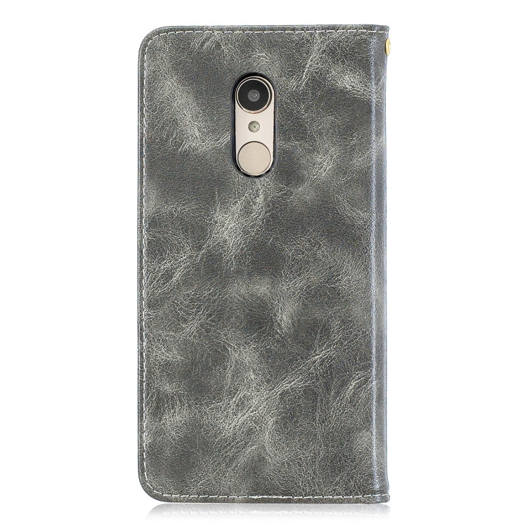 For Xiaomi Redmi 5 Plus Copper Buckle Nappa Texture Horizontal Flip Leather Case, with Holder & Card Slots & Wallet