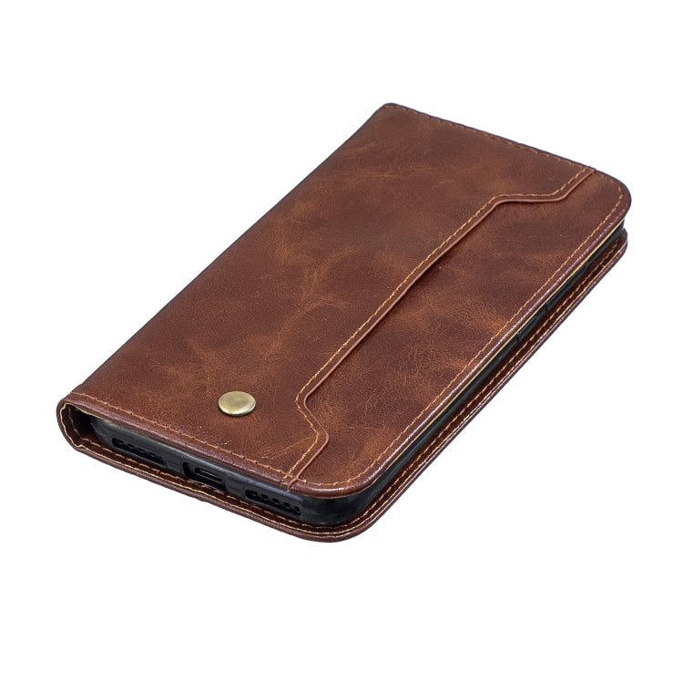 For Xiaomi Redmi 6 Pro Copper Buckle Nappa Texture Horizontal Flip Leather Case, with Holder & Card Slots & Wallet