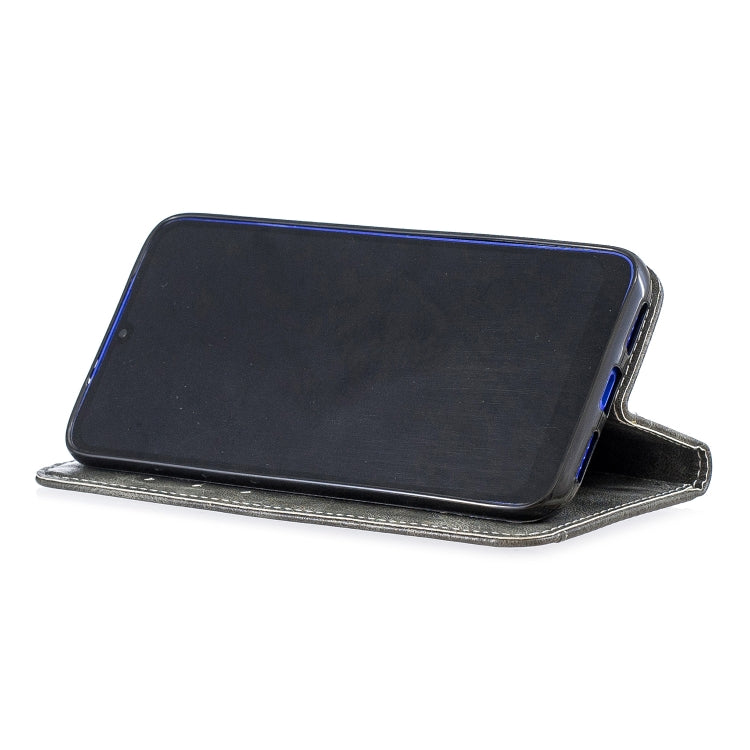 For Xiaomi Redmi 7 Copper Buckle Nappa Texture Horizontal Flip Leather Case, with Holder & Card Slots & Wallet