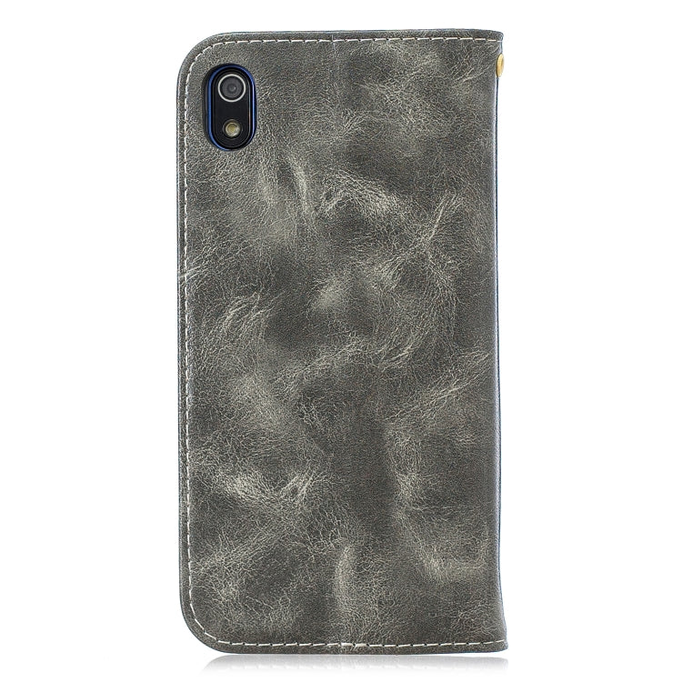 For Xiaomi Redmi 7A Copper Buckle Nappa Texture Horizontal Flip Leather Case, with Holder & Card Slots & Wallet