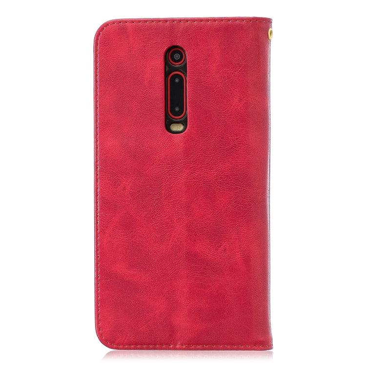 For Xiaomi Redmi K20 Copper Buckle Nappa Texture Horizontal Flip Leather Case, with Holder & Card Slots & Wallet