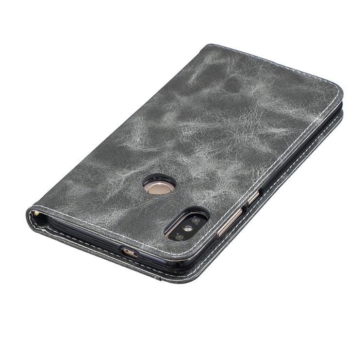 For Xiaomi Redmi Note5 Copper Buckle Nappa Texture Horizontal Flip Leather Case, with Holder & Card Slots & Wallet