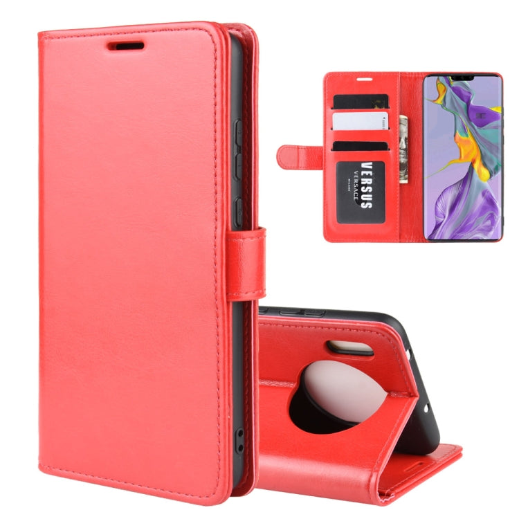 For Huawei Mate 30 R64 Texture Single Fold Horizontal Flip Leather Case with Holder & Card Slots & Wallet