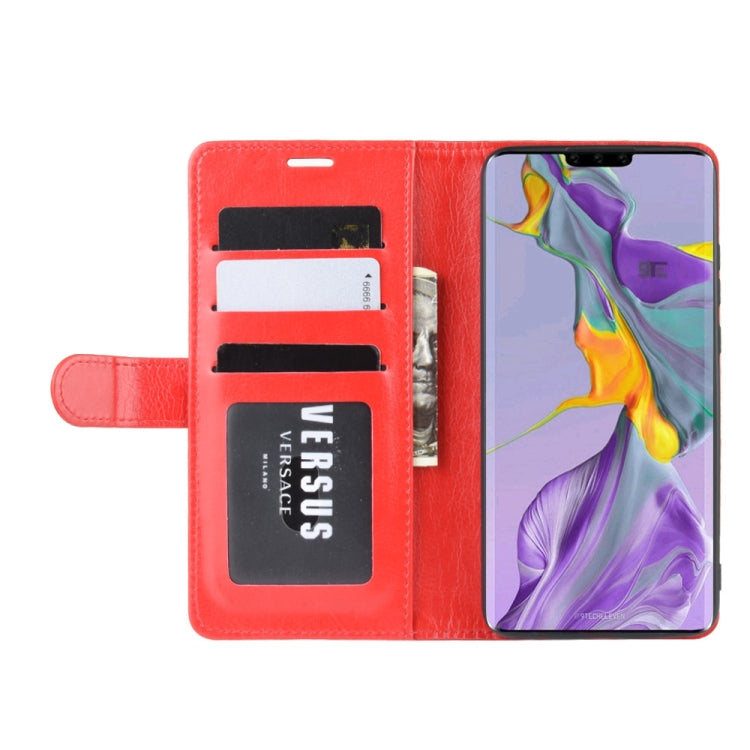 For Huawei Mate 30 R64 Texture Single Fold Horizontal Flip Leather Case with Holder & Card Slots & Wallet