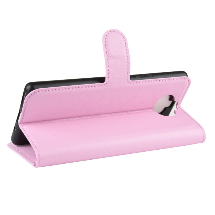 For SONY Xperia 20 Litchi Texture Horizontal Flip Leather Case with Wallet & Holder & Card Slots