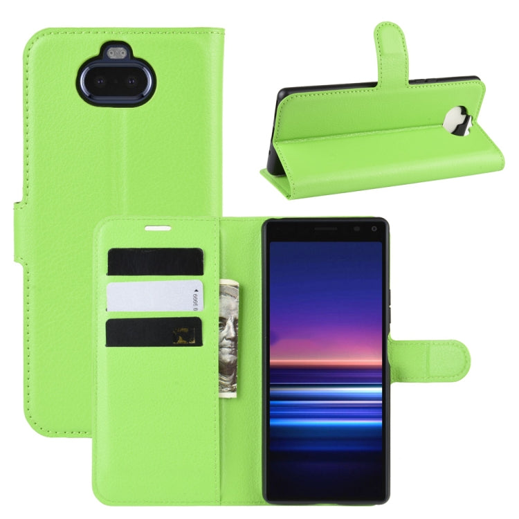 For SONY Xperia 20 Litchi Texture Horizontal Flip Leather Case with Wallet & Holder & Card Slots