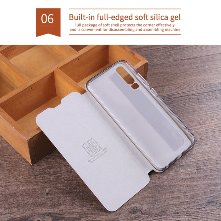 For Huawei P30 MOFI Rui Series Classical Leather Flip Leather Case With Bracket Embedded Steel Plate All-inclusive