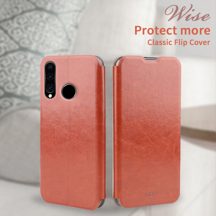 For Huawei P30Lite / Nova4E MOFI Rui Series Classical Leather Flip Leather Case With Bracket Embedded Steel Plate All-inclusive