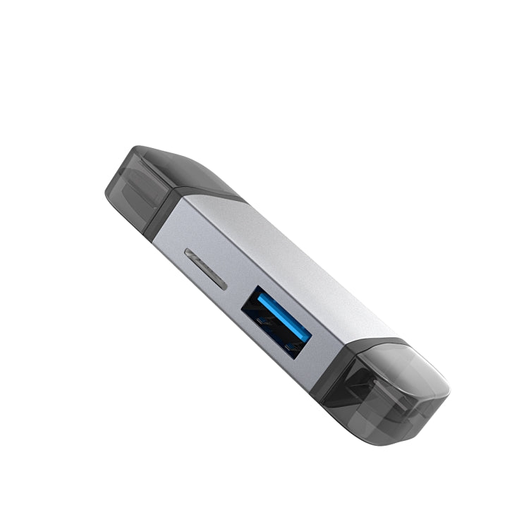 3 in 1 USB-C / Type-C + USB 2.0 + Micro USB Multifunction OTG Card Reader