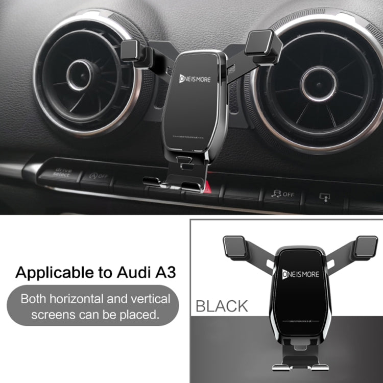 Horizontal And Vertical Screen Is Suitable For Audi A3/S3 Special Car Autlet Self-Gravity Mobile Phone Support