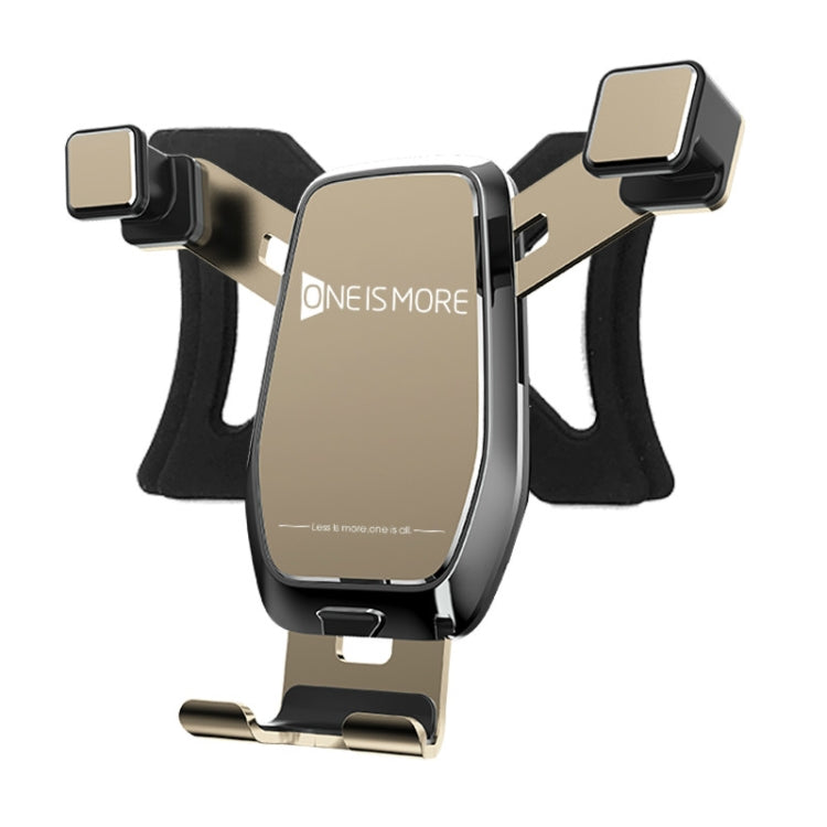 Horizontal And Vertical Screen Is Suitable For Audi Q2L Special Car Outlet Self-Gravity Mobile Phone Support(Gold)