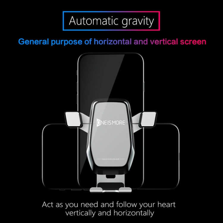 Horizontal And Vertical Screen Is Suitable For Audi Q2L Special Car Outlet Self-Gravity Mobile Phone Support(Gold)