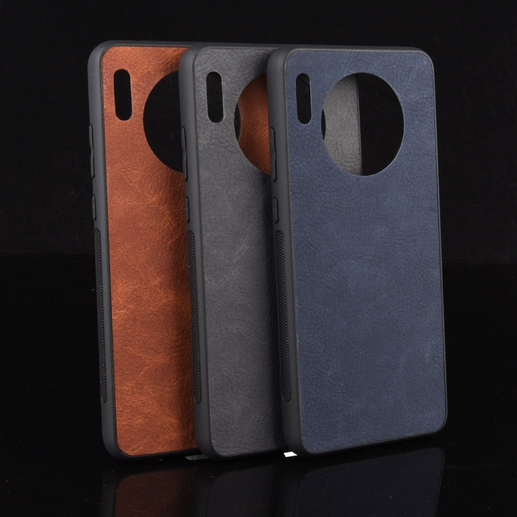 For Huawei Mate 30 Shockproof Sheep Skin PC + PU + TPU Case(Blue)